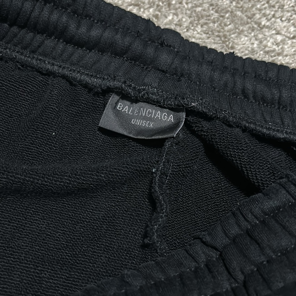 Balenciaga Logo Sweatpants Black - Picture 3 of 4
